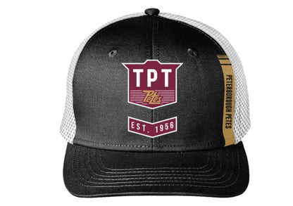 Peterborough Petes Bardown side stripe mesh hat