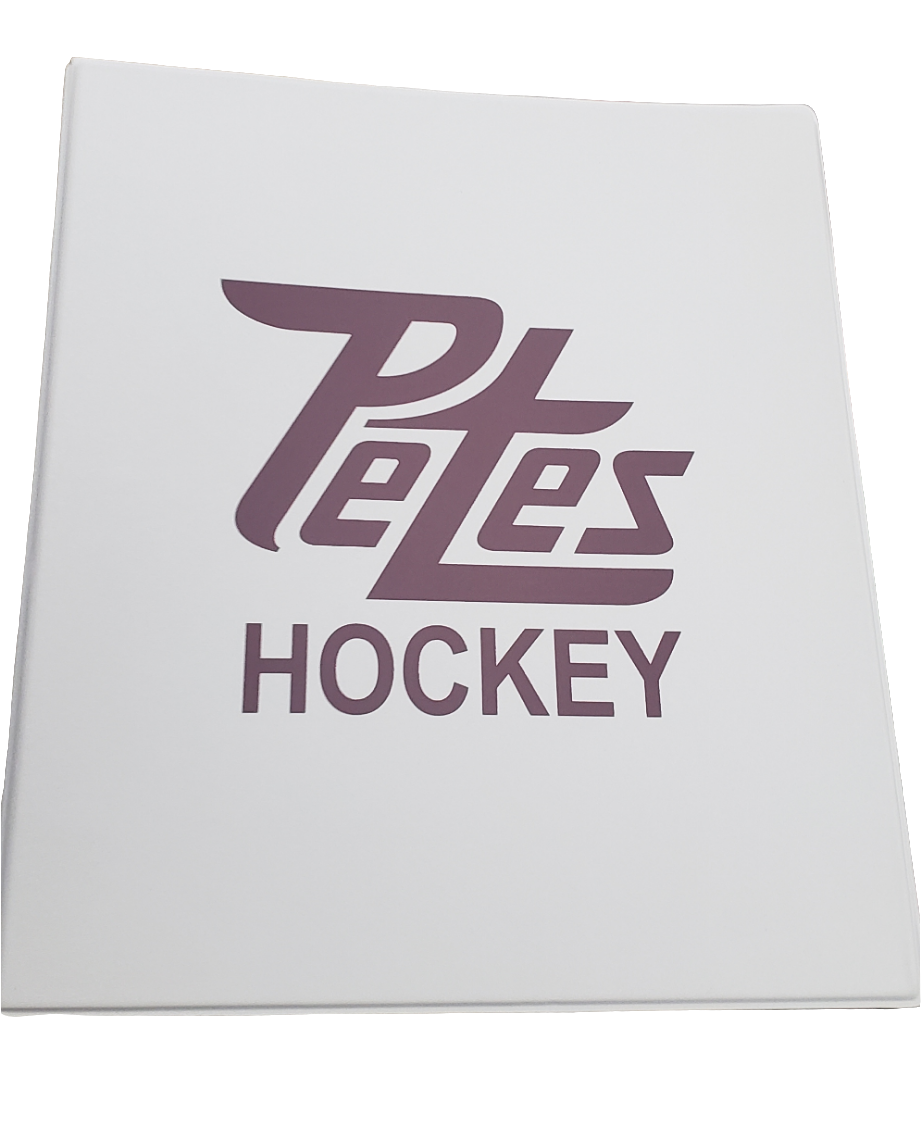 Peterborough Petes Trading Card binder