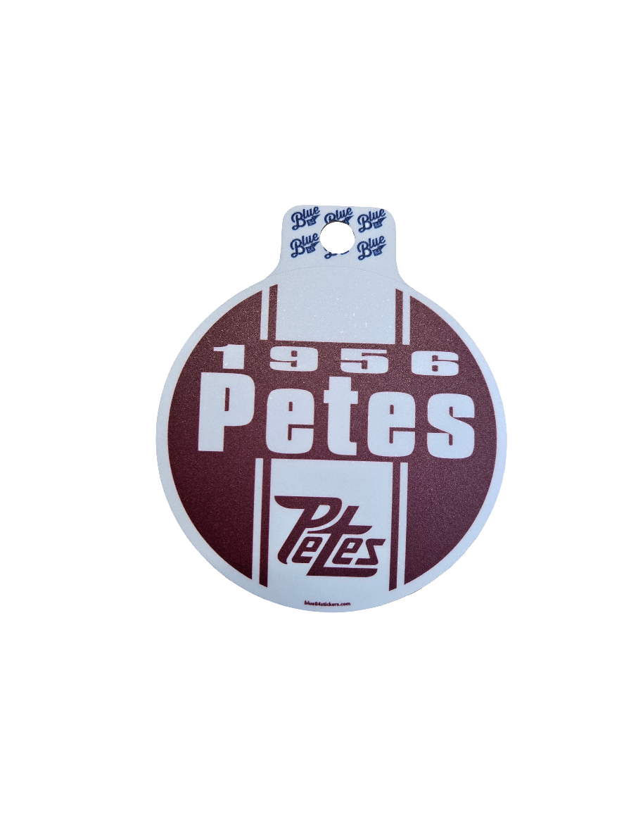 Peterborough Petes 1956 stripe sticker