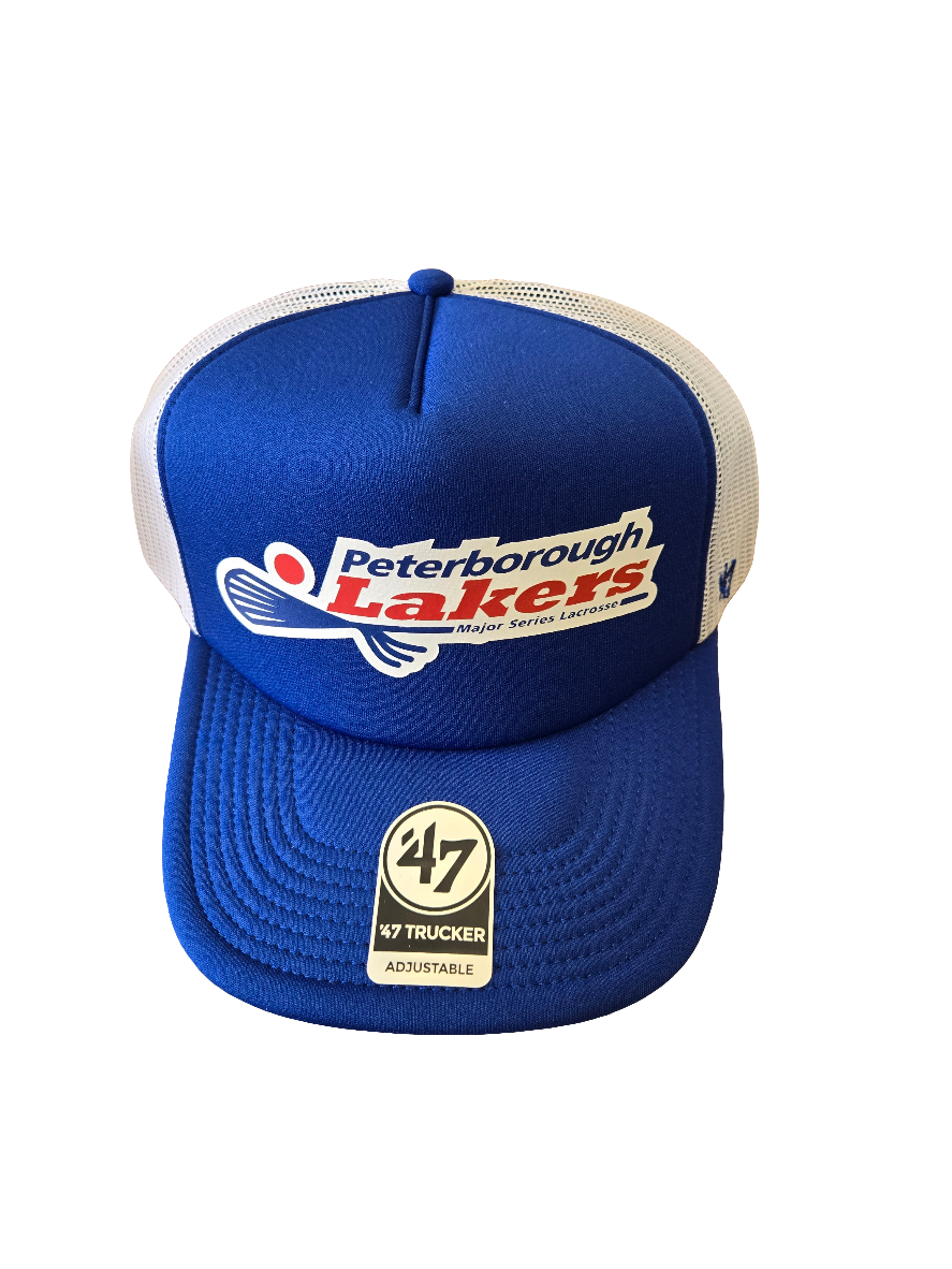 Peterborough Lakers '47 foam trucker hat 