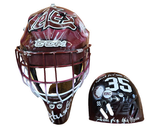 Liam Sztuska goalie helmets