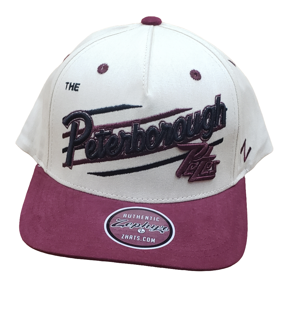 Peterborough Petes Marquee snapback by Zephyr 