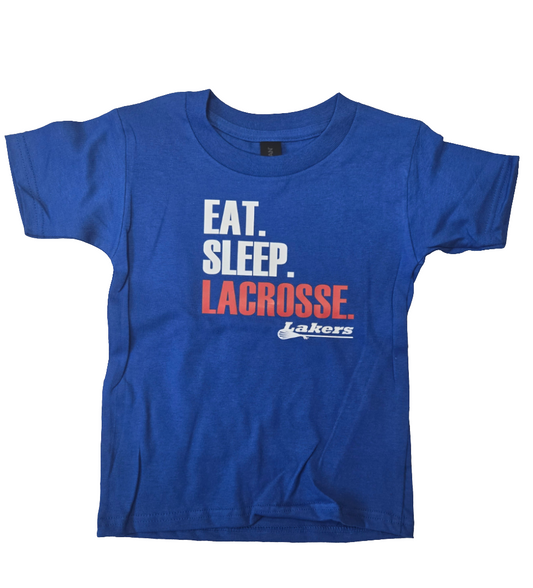 Lakers eat sleep lax toddler shirts