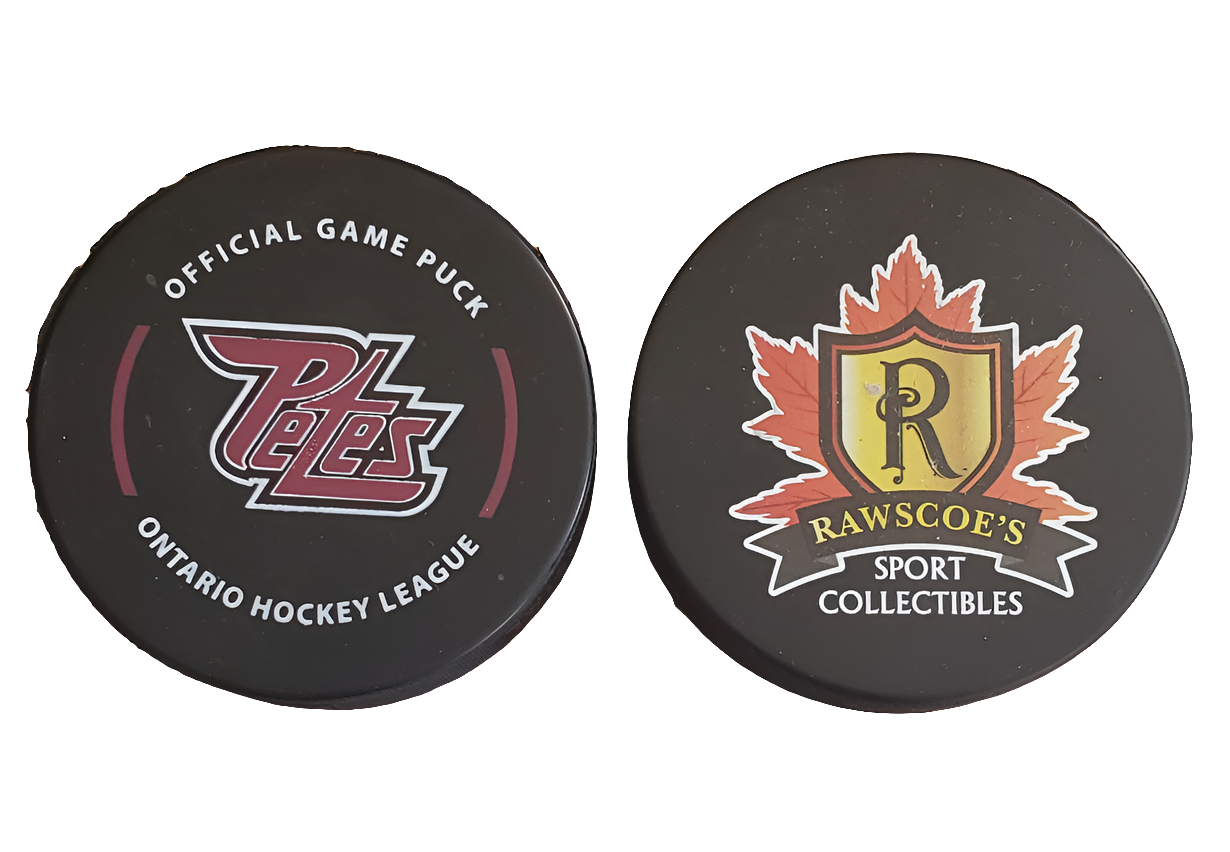 Official OHL Game puck 2022-23 Peterborough Petes from the Petes store