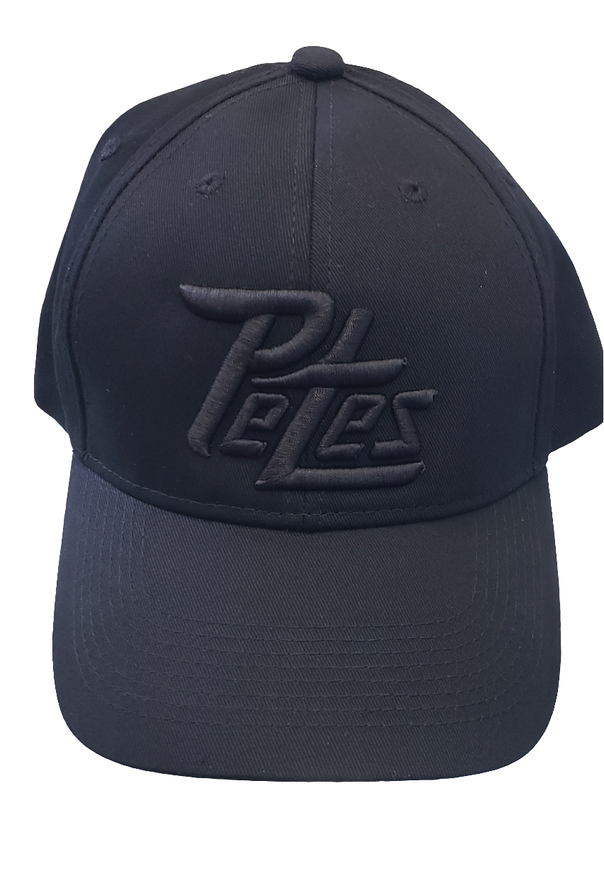 Peterborough Petes Bardown black on black snapback