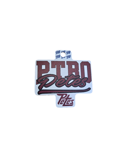 Peterborough Petes PTBO variation sticker