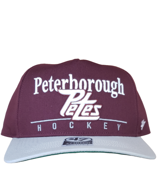 Petes '47 hitch Maroon & Grey Hockey snap