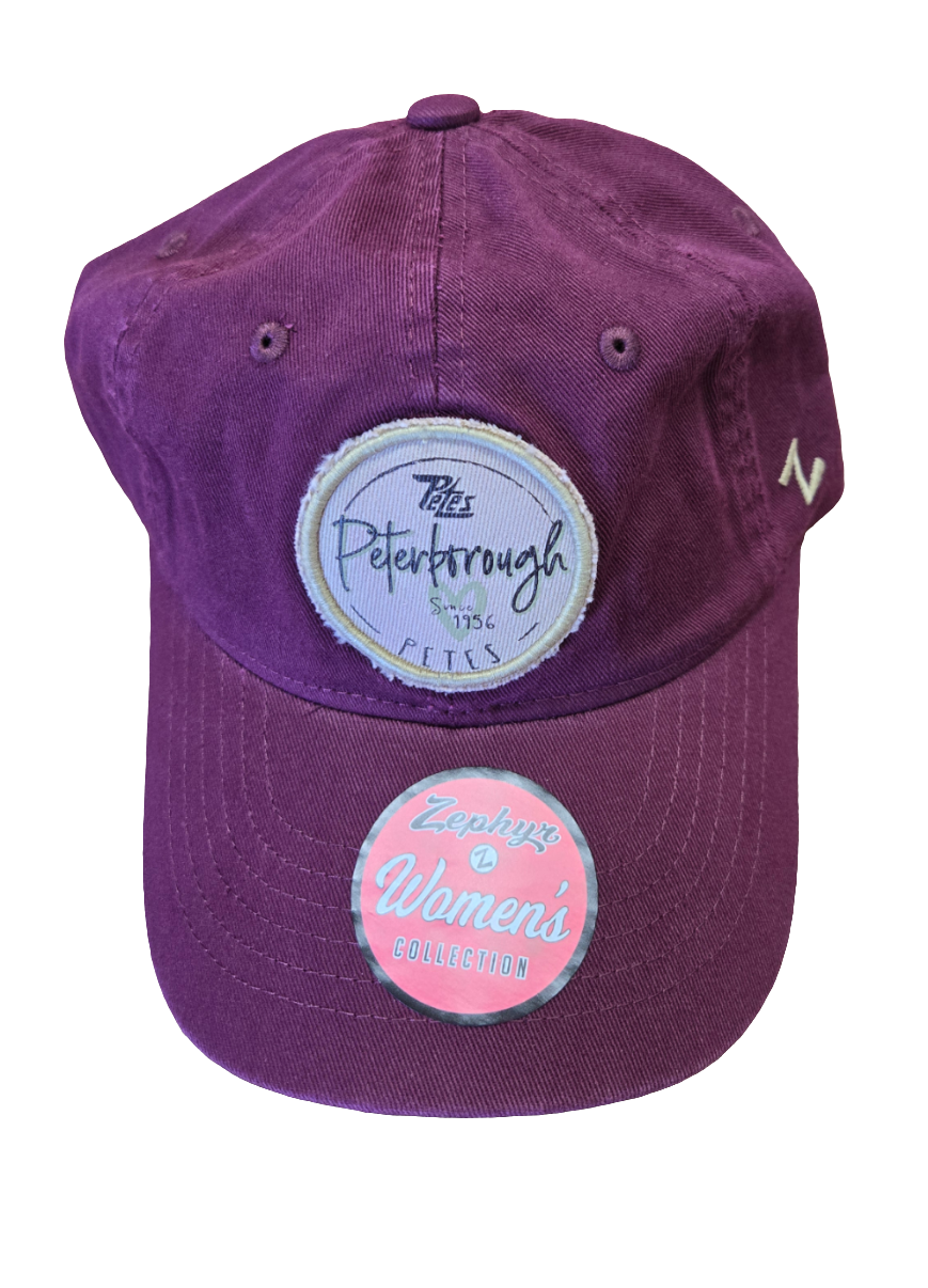 Peterborough Petes Ladies patched heart strapback from Zephyr