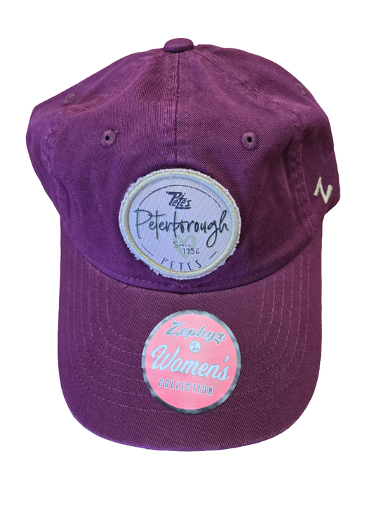 Peterborough Petes Ladies patched heart strapback from Zephyr