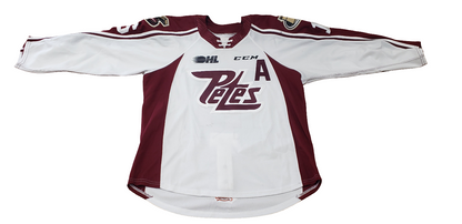 Peterborough Petes Nick Robertson 2019-20 game worn jersey