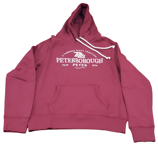 Peterborough Petes Campus Crew Mens Heritage hoodie