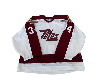 Trevor Cann 2008-09 white game worn jersey