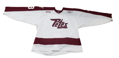 Peterborough Petes Ryan Spooner 2008-09 rookie season game worn jersey