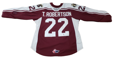 Tucker Robertson rookie season game worn jersey