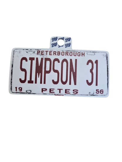 Peterborough Petes Michael Simpson 31 licence players style sticker