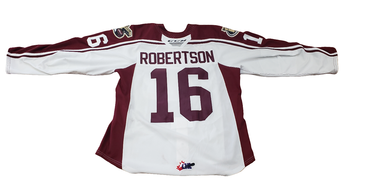 Peterborough Petes Nick Robertson 2019-20 game worn jersey