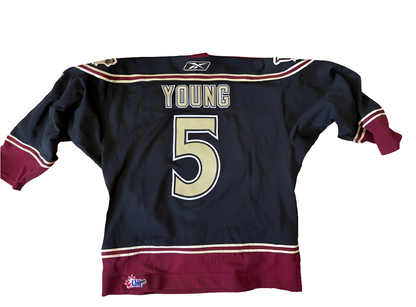 Bryan Young 2005-06 Memorial Cup game worn jersey