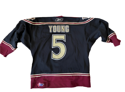 Bryan Young 2005-06 Memorial Cup game worn jersey