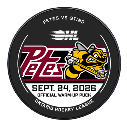 2026-27 Petes warm-up pucks