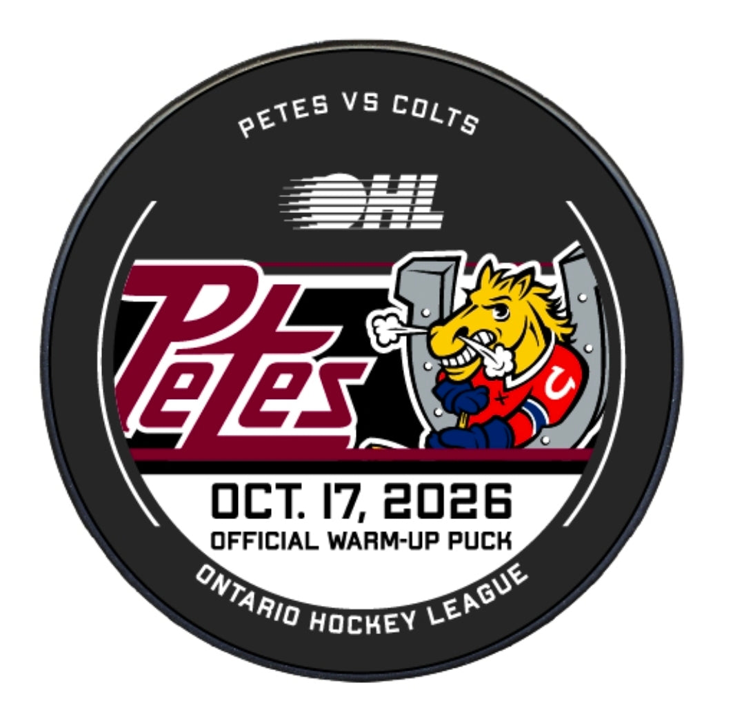 2026-27 Petes warm-up pucks