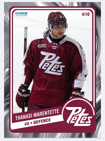 2025-26 Peterborough Petes card packs