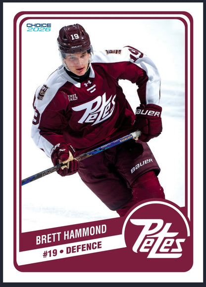 2025-26 Petes single hockey cards