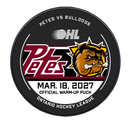 2026-27 Petes warm-up pucks