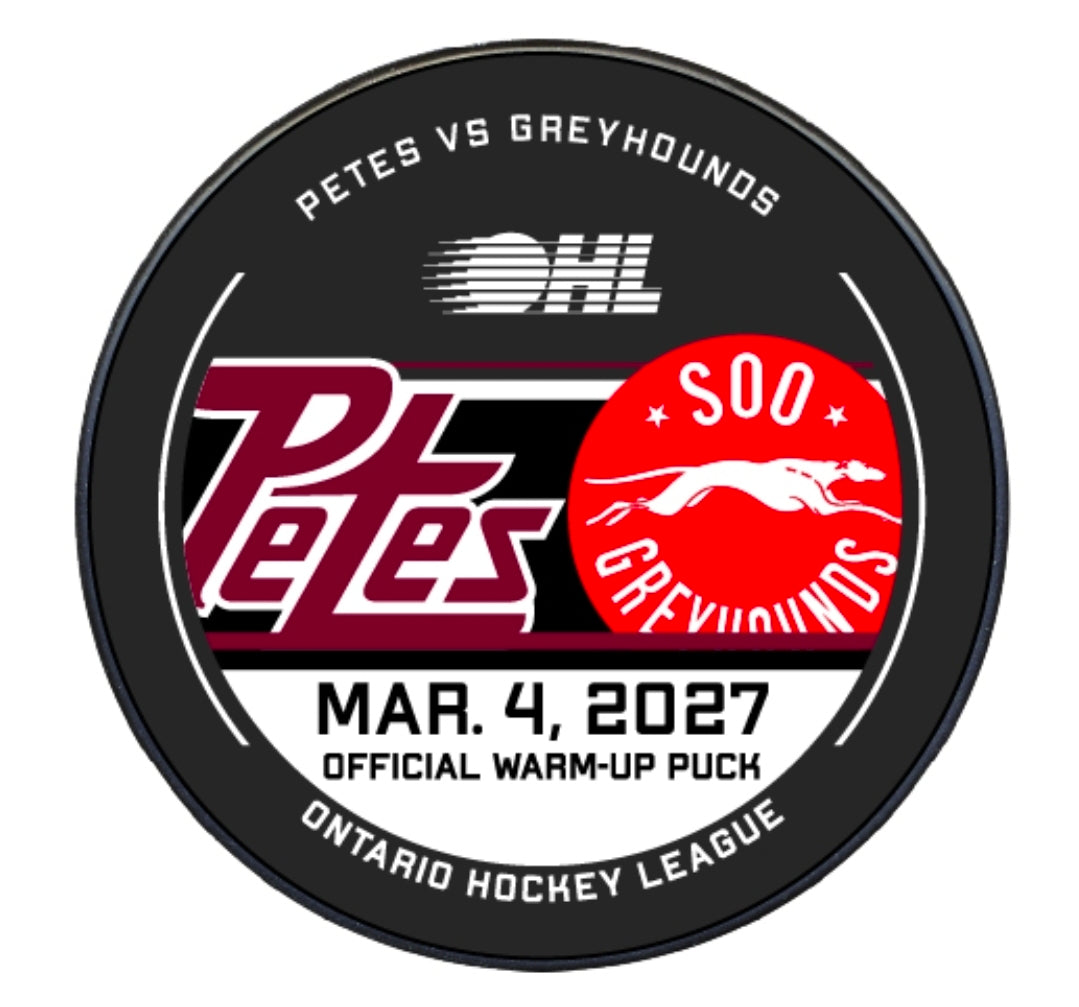 2026-27 Petes warm-up pucks