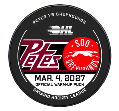 2026-27 Petes warm-up pucks