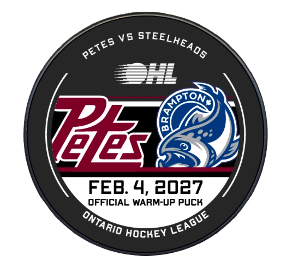2026-27 Petes warm-up pucks