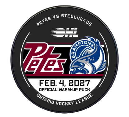 2026-27 Petes warm-up pucks