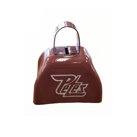 Peterborough Petes small metal cow bell noise maker