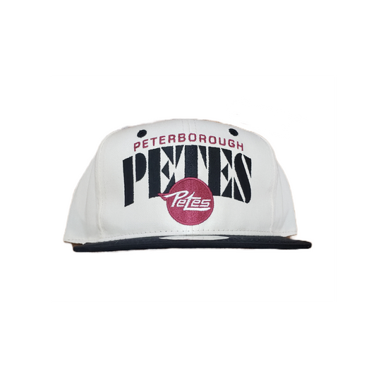 Peterborough Petes Dynasty retro stencil snapback