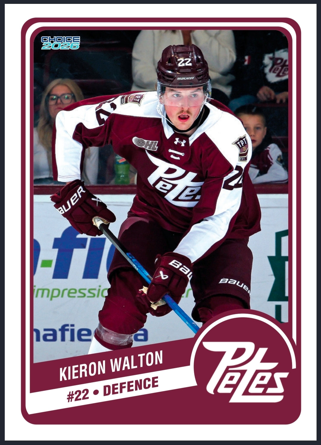 2025-26 Petes single hockey cards