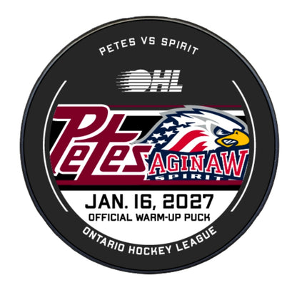 2026-27 Petes warm-up pucks