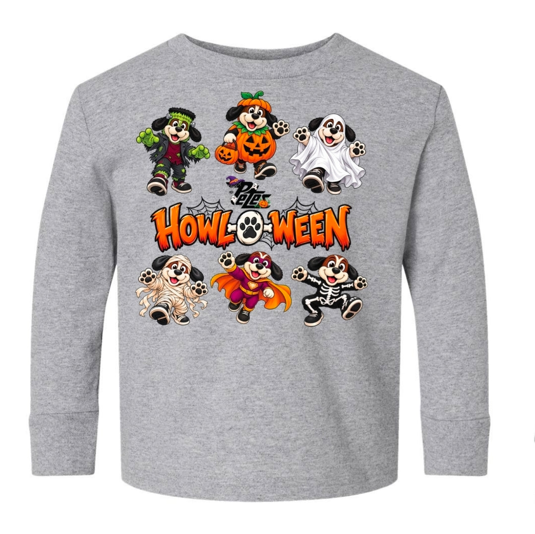 Toddler & Youth Howl-O-Ween Long sleeve