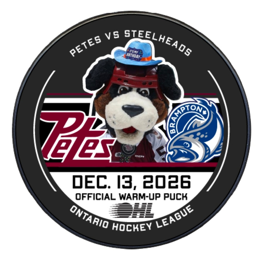 2026-27 Petes warm-up pucks