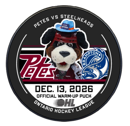 2026-27 Petes warm-up pucks