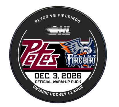 2026-27 Petes warm-up pucks