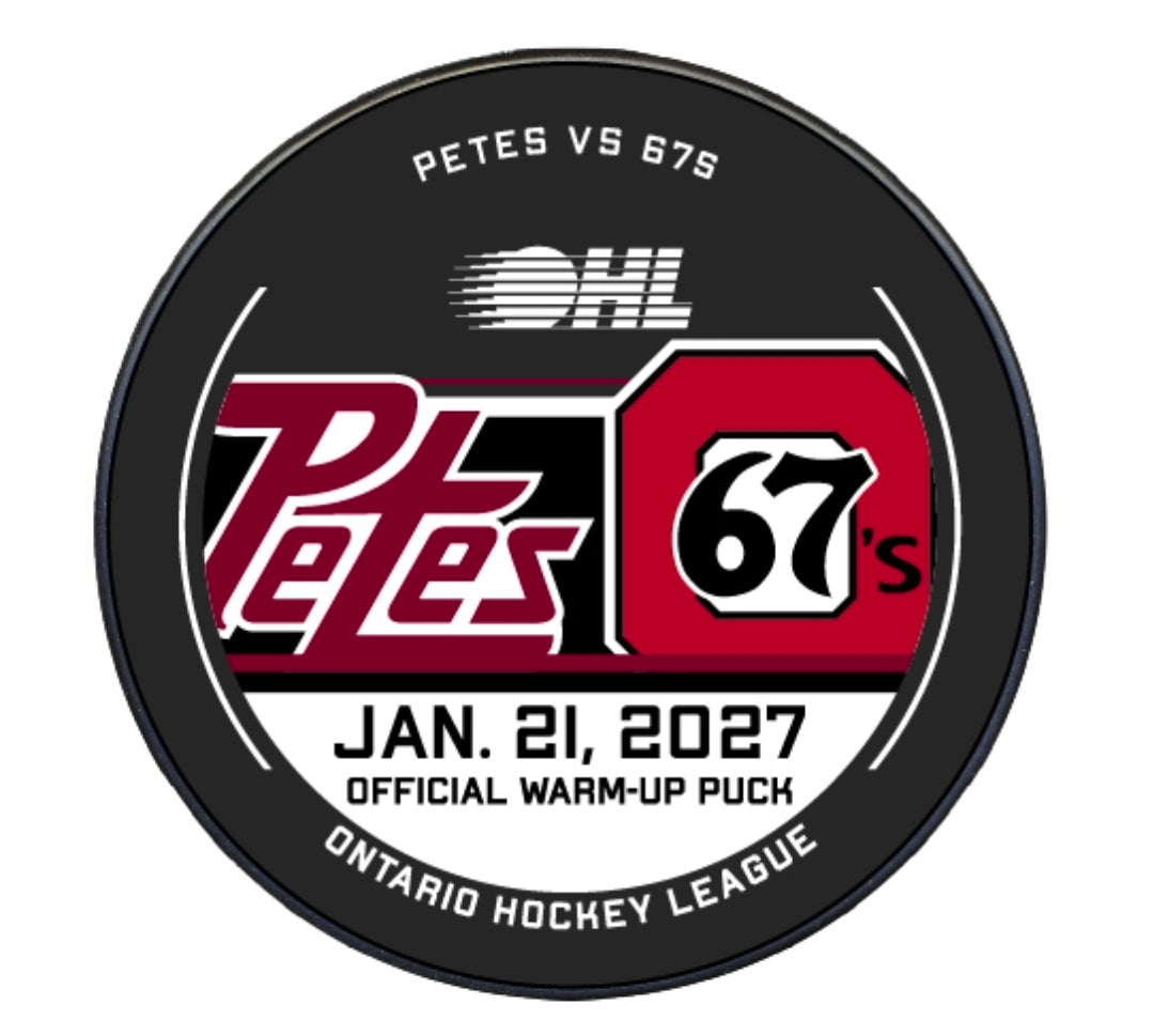 2026-27 Petes warm-up pucks