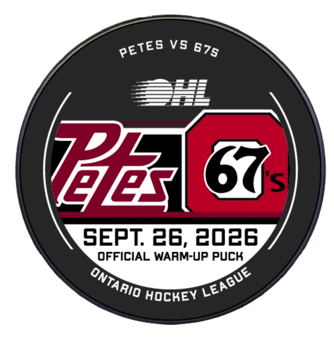 2026-27 Petes warm-up pucks