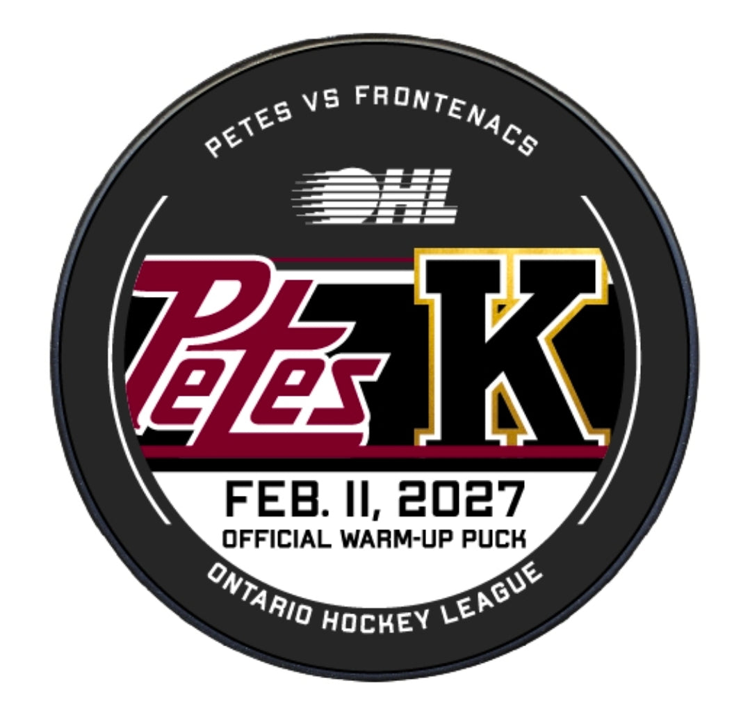 2026-27 Petes warm-up pucks