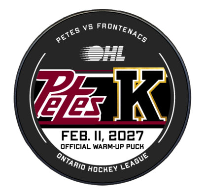 2026-27 Petes warm-up pucks