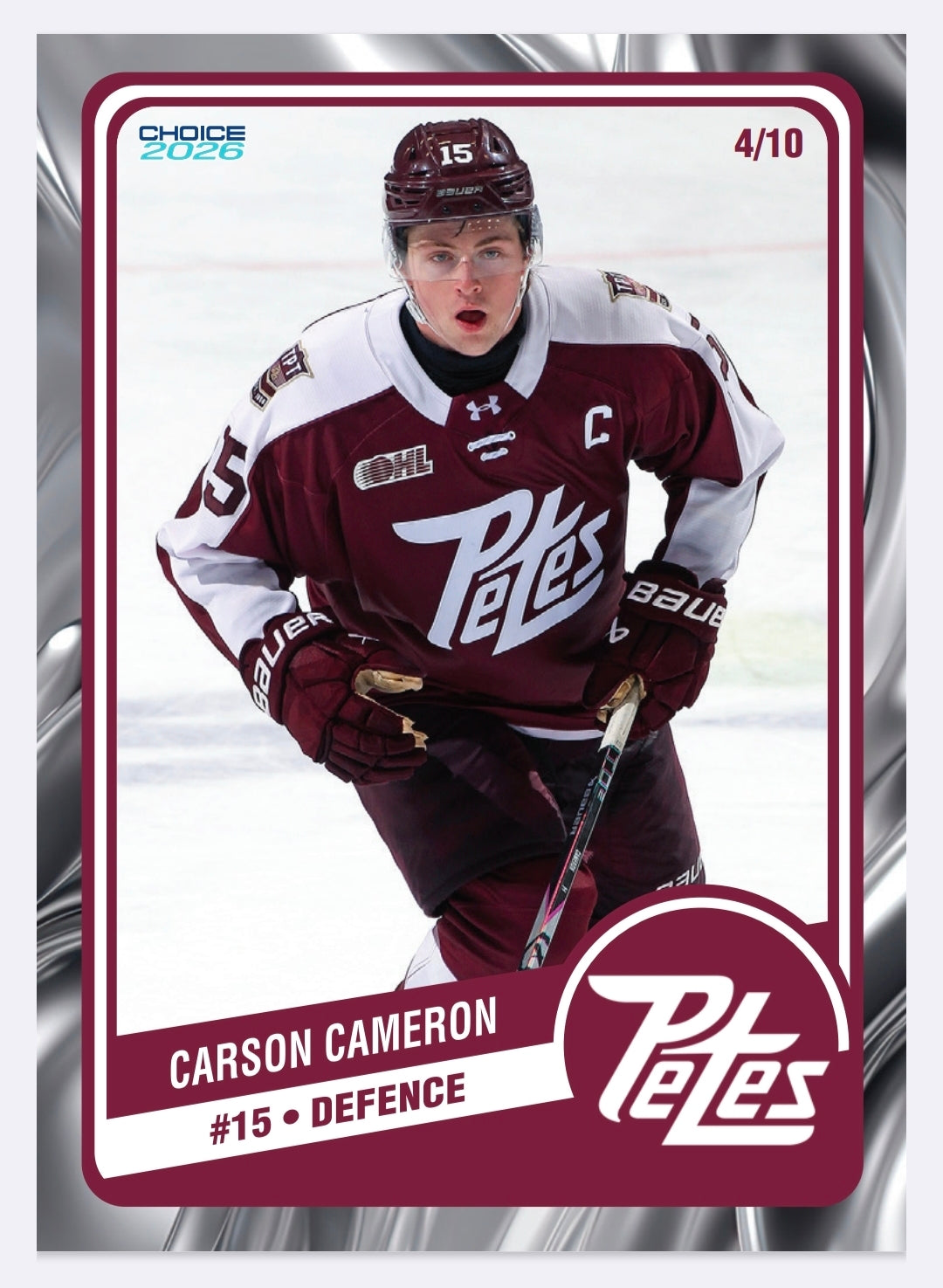 2025-26 Peterborough Petes card packs