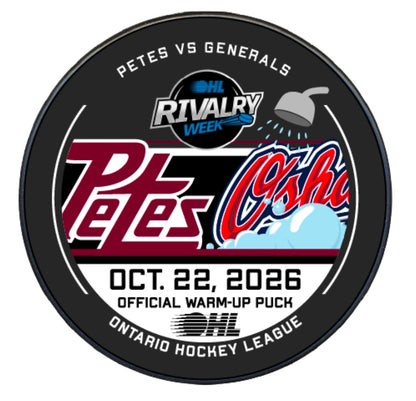 2026-27 Petes warm-up pucks