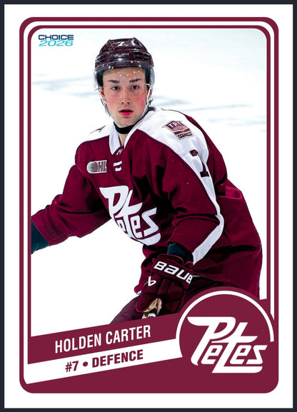 2025-26 Petes single hockey cards