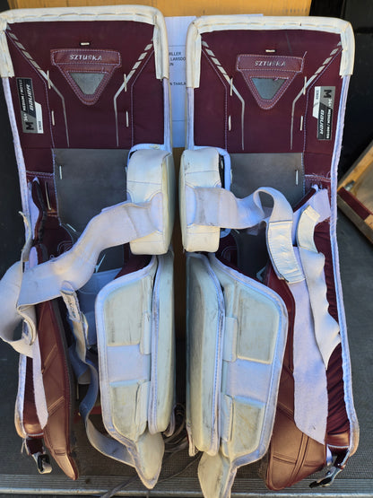Liam Sztuska 2023-24 goalie pads