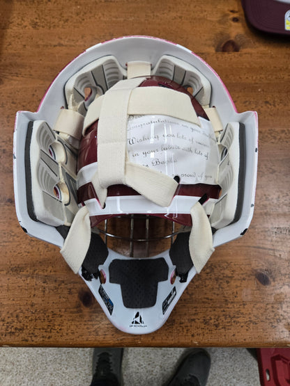 Liam Sztuska goalie helmets