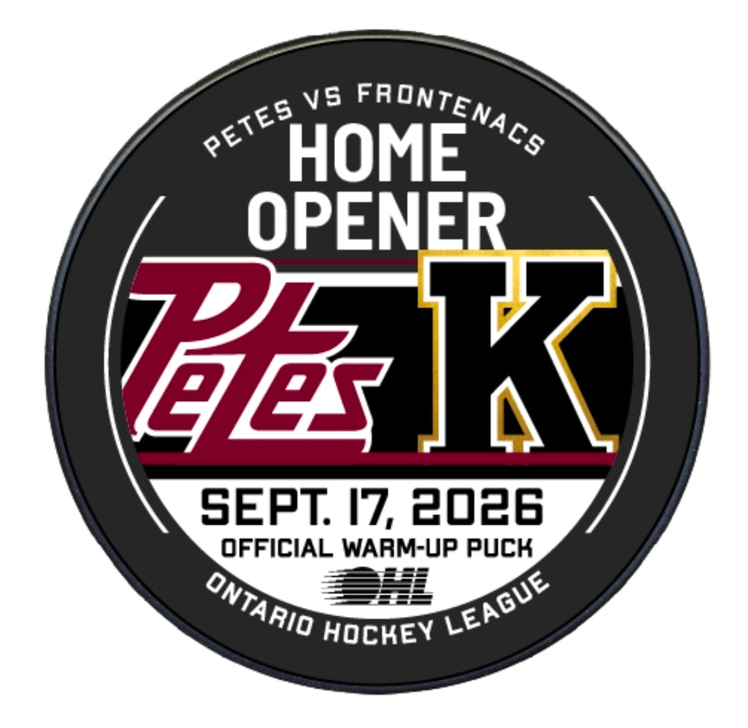 2026-27 Petes warm-up pucks