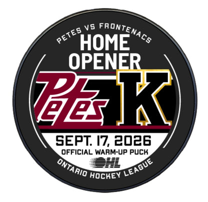 2026-27 Petes warm-up pucks